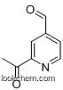 Molecular Structure of 1185152-57-1 (2-acetylisonicotinaldehyde)
